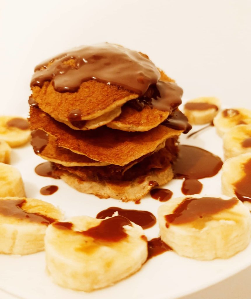 Recette pancakes healthy banane - Laetitia Nutritionniste Diététicienne à domicile Tours