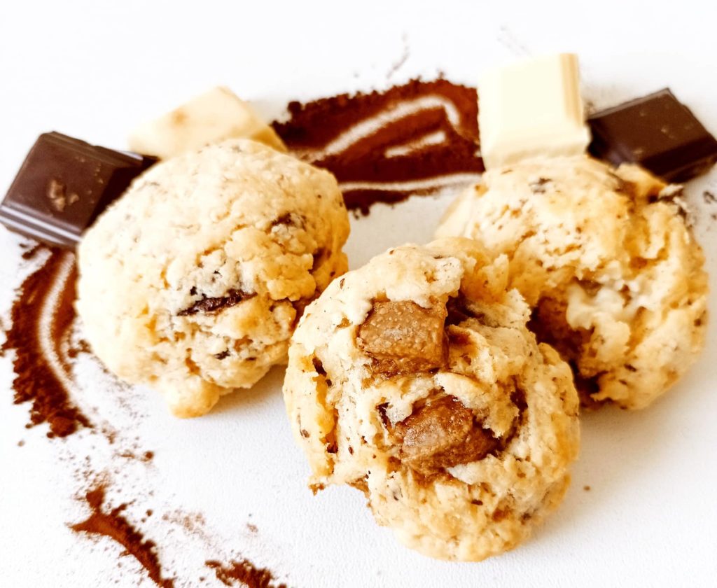 Recette cookie 3 chocolats - Laetitia Nutritionniste Diététicienne à domicile Tours